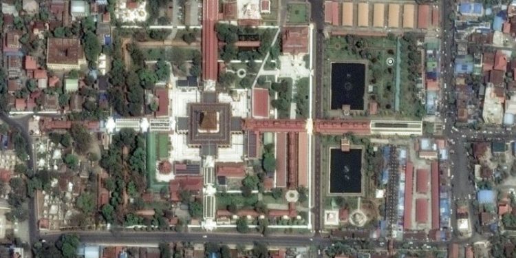 Before and after: Satellite images show the destruction left by Myanmar earthquake