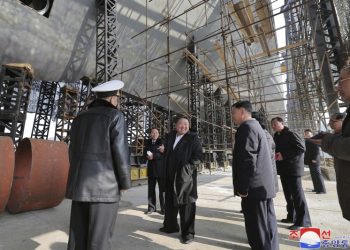 North Korea unveils what it says is a nuclear-powered submarine