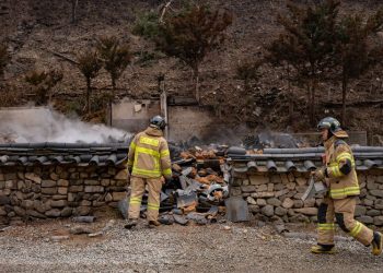 Man caring for ancestors’ grave may have ignited huge South Korea wildfire, police say