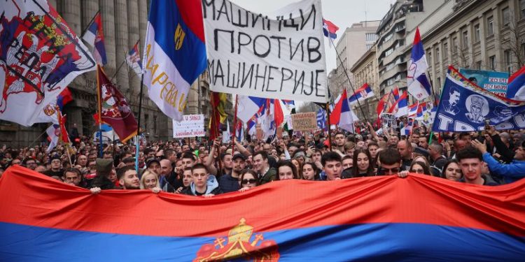 Calls in Serbia for independent investigation into claims of a sonic device attack at peaceful rally