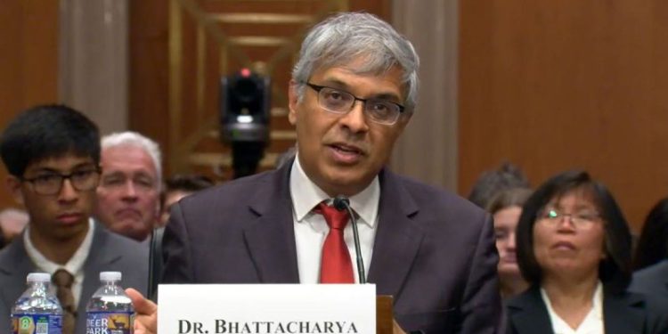 Trump NIH appointee defends president’s research funding cuts, lays out new vision for future