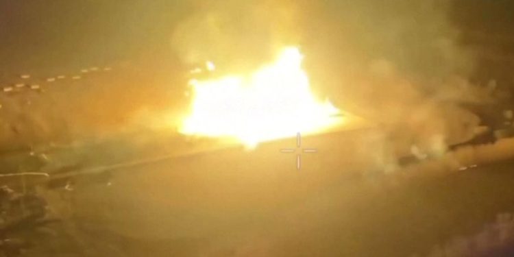 Russia and Ukraine trade blame over attack on Russian gas metering station