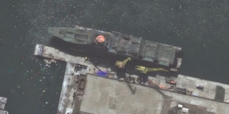 North Korea is making what could be its largest, most advanced warship ever, new satellite photos show