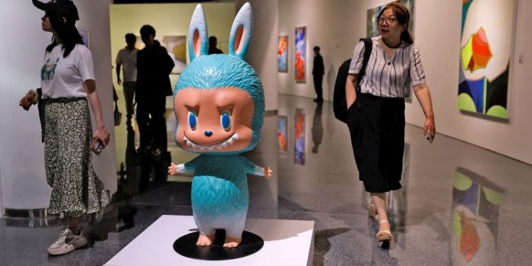 Rare Labubu sells for more than $150,000 at auction