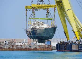 Recovered Bayesian superyacht transferred to Sicilian port after being raised from seabed