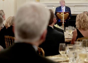 Trump says 10 hostages will be returning from Gaza ‘very shortly’ during White House dinner with allies