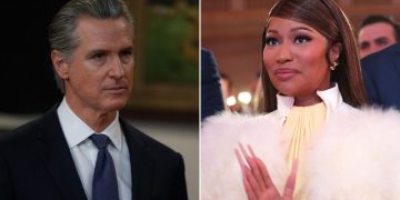 Nicki Minaj blasts Gavin Newsom for ‘missing the plot’ while obsessing over Trump