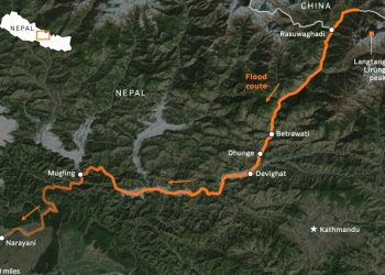 Scientists find clues in satellite imagery to the cause of catastrophic floods in Nepal and Tibet