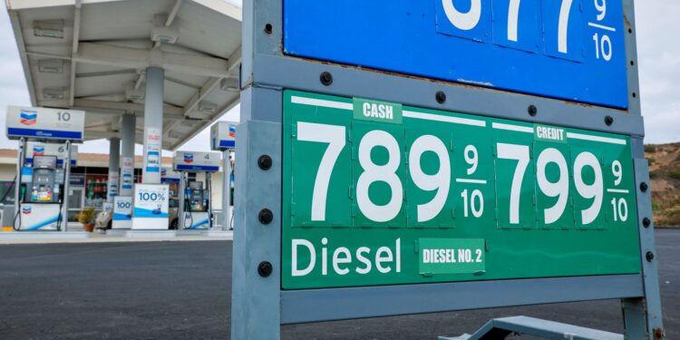 How record diesel prices will rip through the U.S. economy. Trucks, rails are only the start
