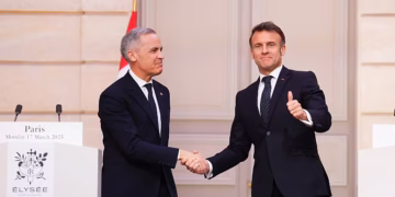 Macron touts relationship with Canada in Saint Pierre and Miquelon