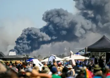 Greek air force jet crashes at an annual aerial show, killing 2 pilots