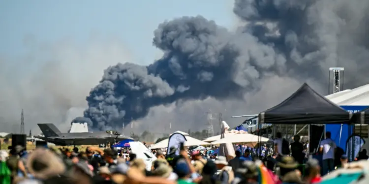 Greek air force jet crashes at an annual aerial show, killing 2 pilots