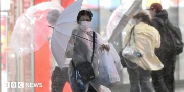 More than 1.9 million urged to evacuate as powerful typhoon batters Japan
