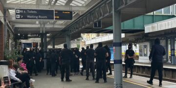 Masked anti-migrant protesters block UK’s Dover terminal