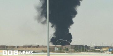 Smoke seen near Riyadh airport after air raid alerts in Saudi capital