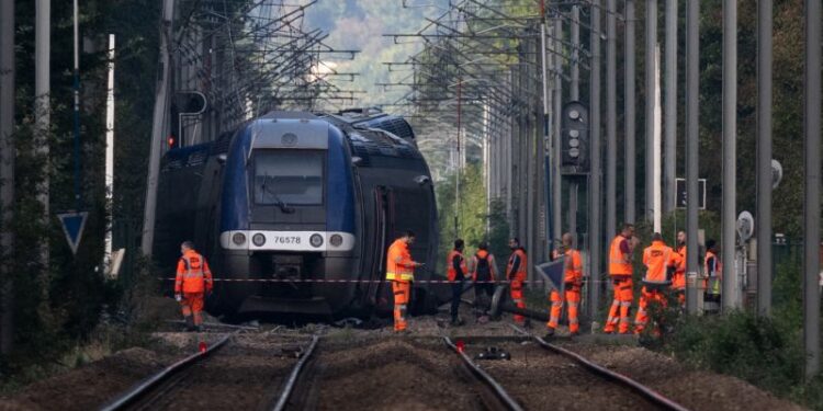 Train derails in France and injures 44 as authorities investigate possible sabotage
