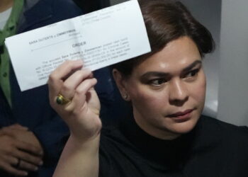 Philippines Vice President Sara Duterte posts bail after arrest