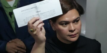 Philippines Vice President Sara Duterte posts bail after arrest