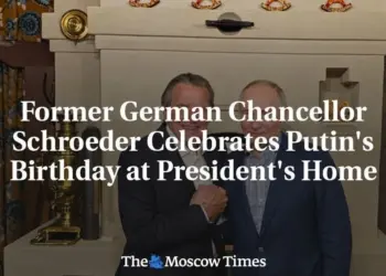 Old Ties Endure As Schroeder Joins Putin For Private Birthday Bash