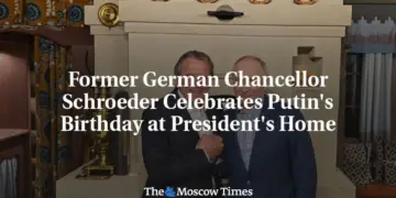 Old Ties Endure As Schroeder Joins Putin For Private Birthday Bash