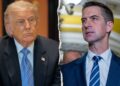 Trump drops Republican Senator’s phone number in social post over fury on stalled bill